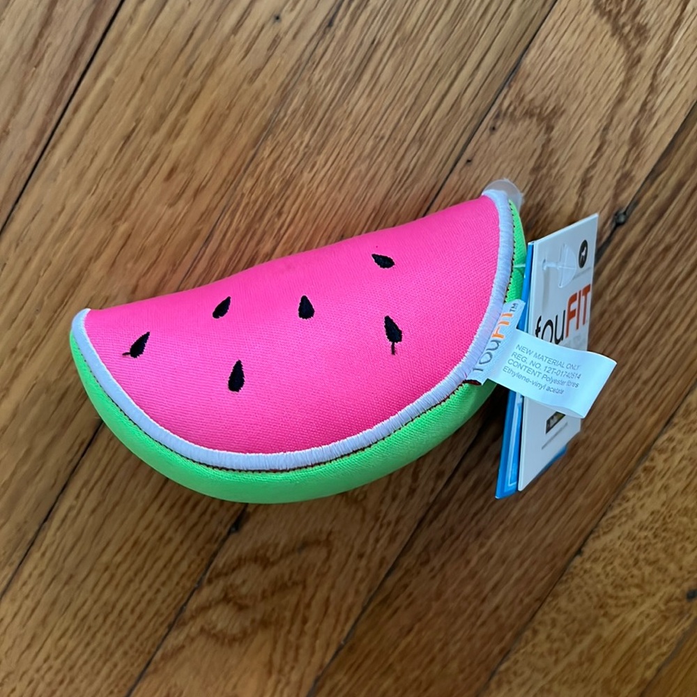 FOUFIT Fruit Wedge Freezable Dog Toy, Watermelon
